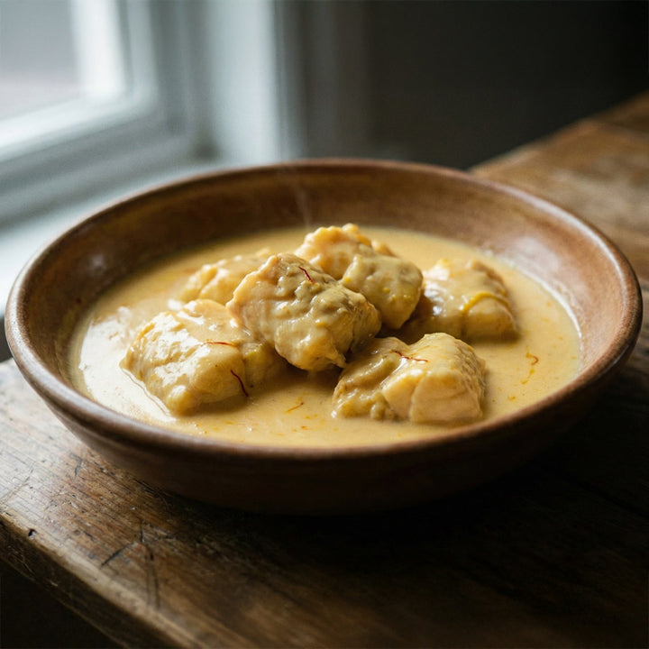 Blanquette de lotte au safran