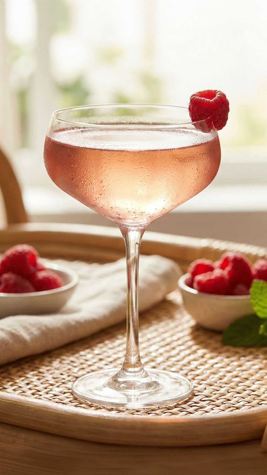 Cocktail Rosé Framboise mobile