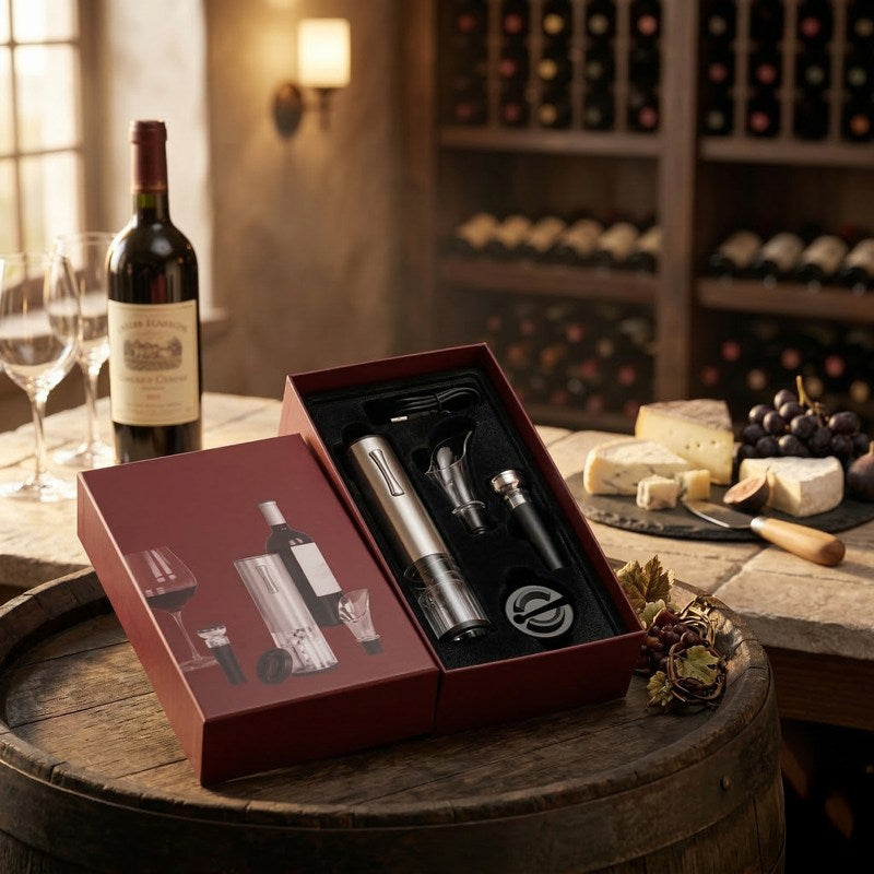 Coffret tire bouchon electrique décor