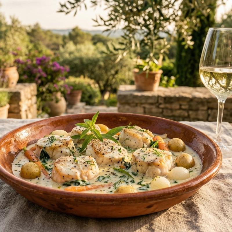 Condrieu Domaine Lemenicier Blanc Recette Image