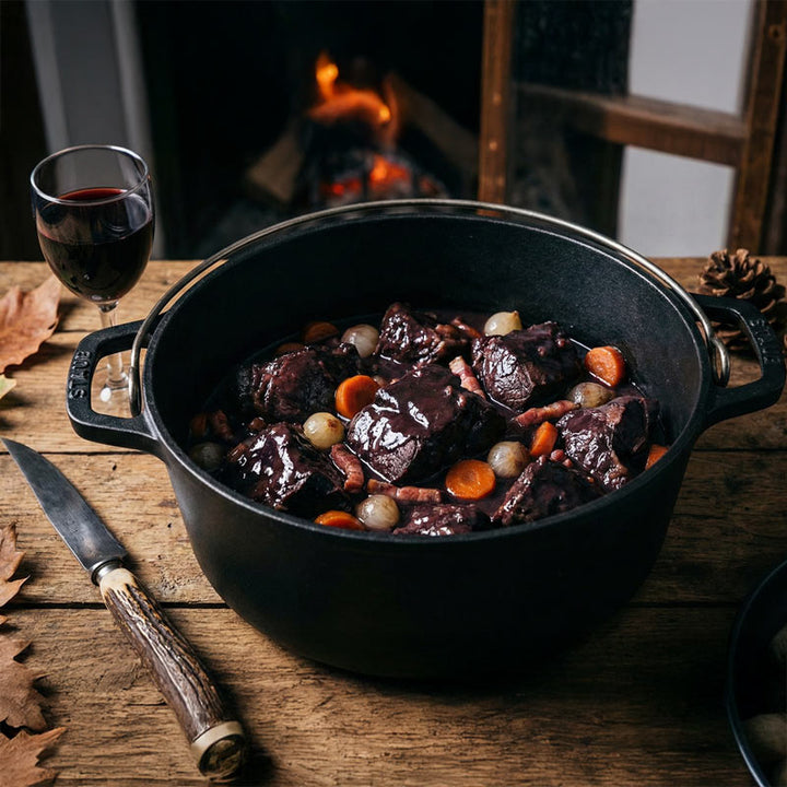 Recette de daube de sanglier au vin rouge
