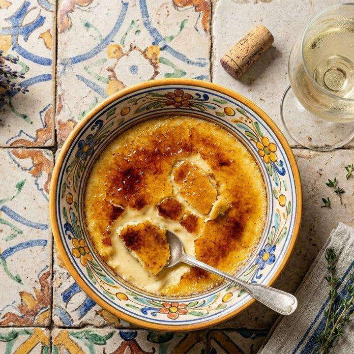 Crème brûlée à la vanille bourbon caramélisée