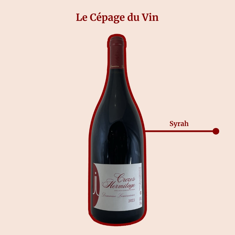 Crozes Hermitage Domaine Lemenicier Magnum Cépage