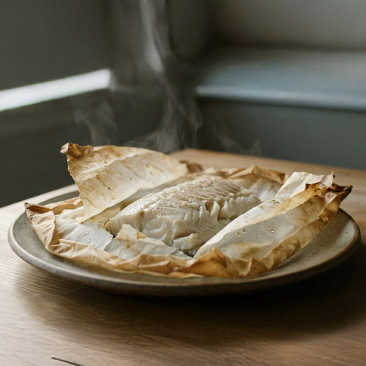 Poisson blanc en papillote au four