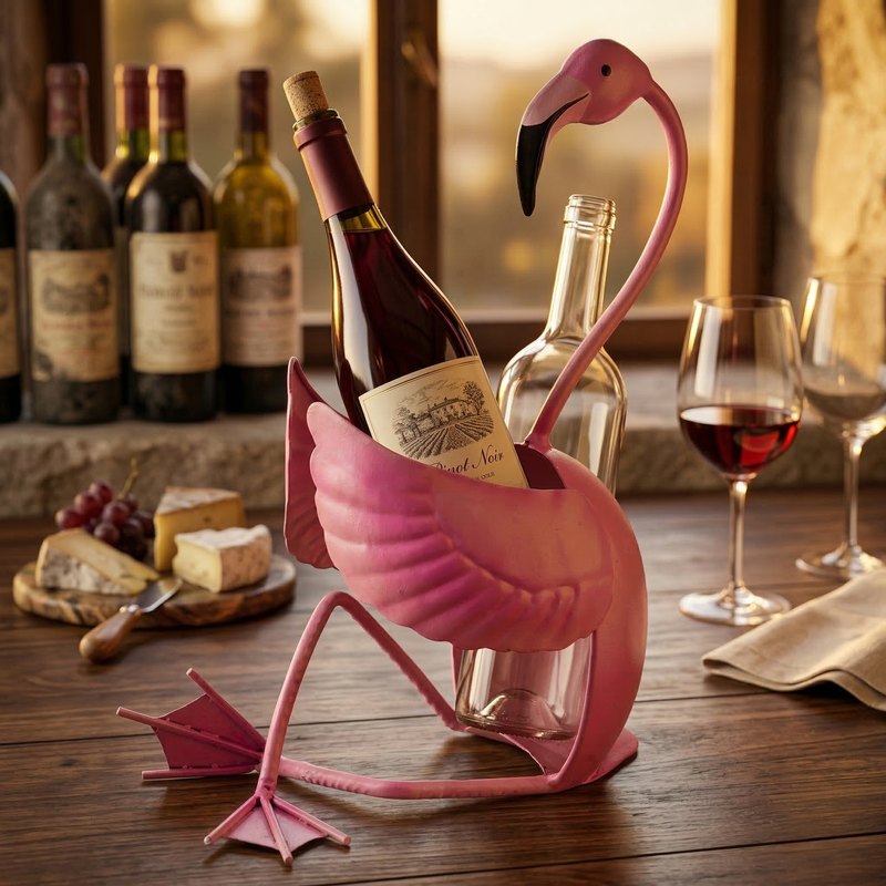 Cuisine porte bouteille décor