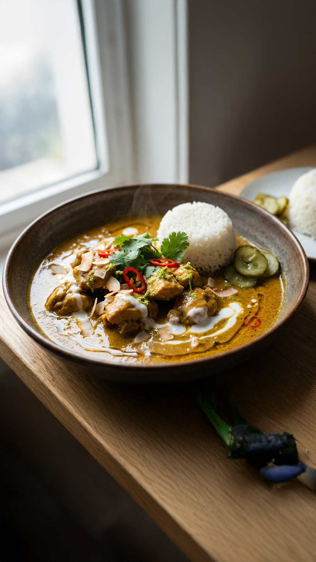 Curry de volaille au lait de coco mobile