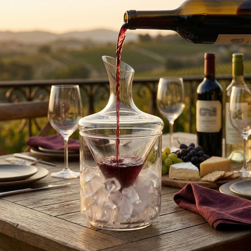 Decanteur de vin design décor