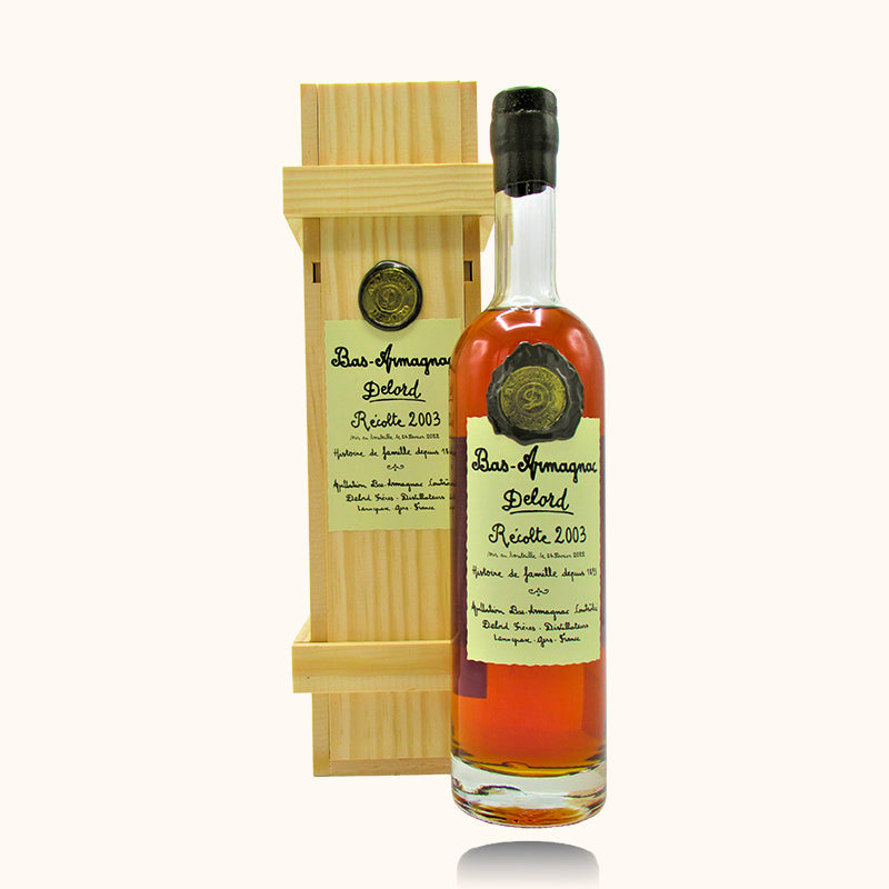 Delord Armagnac 2003 coffret