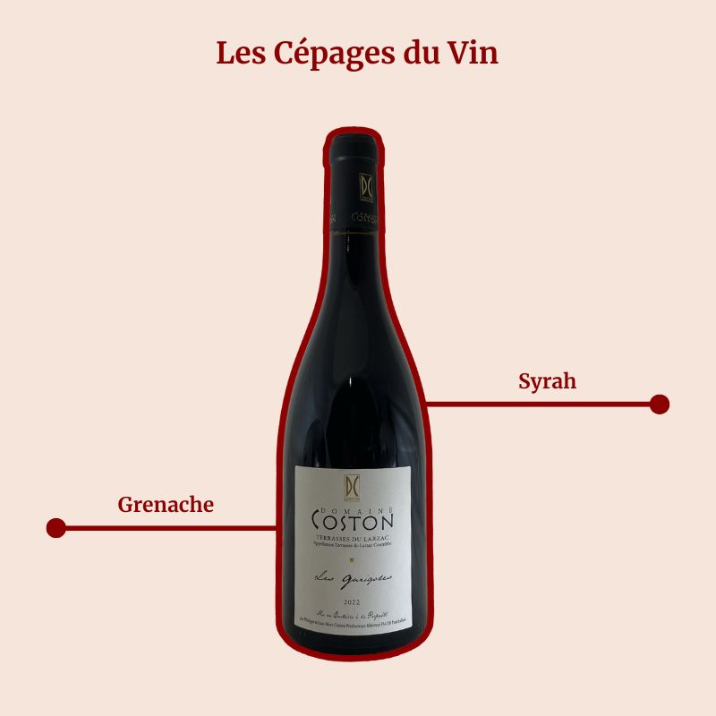 Domaine Coston Les Garigoles Cépages