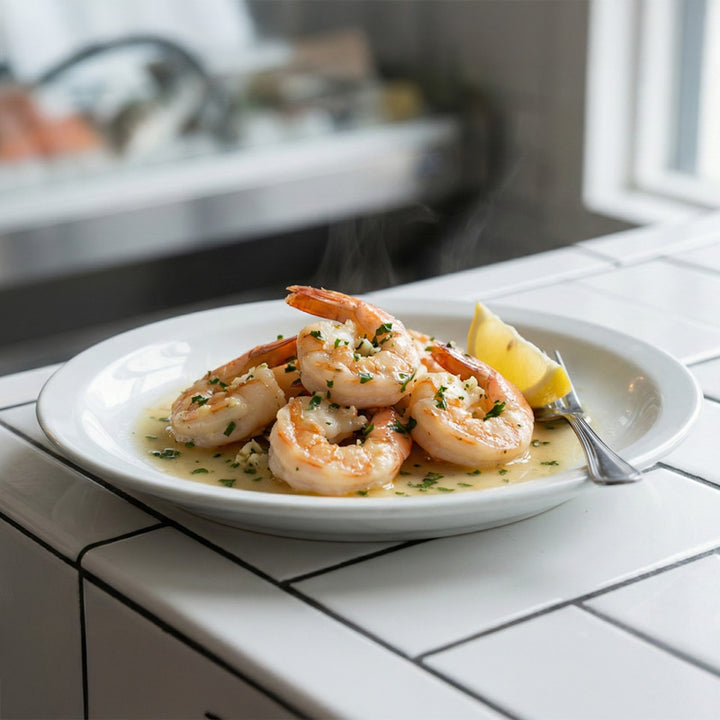 Recette des crevettes au vin blanc