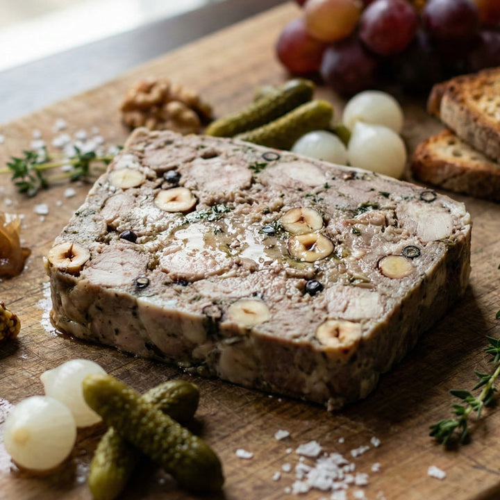 Terrine de lapin aux noisettes
