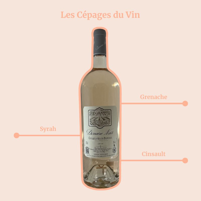 Domaine Naïs Rosé Magnum Cépages