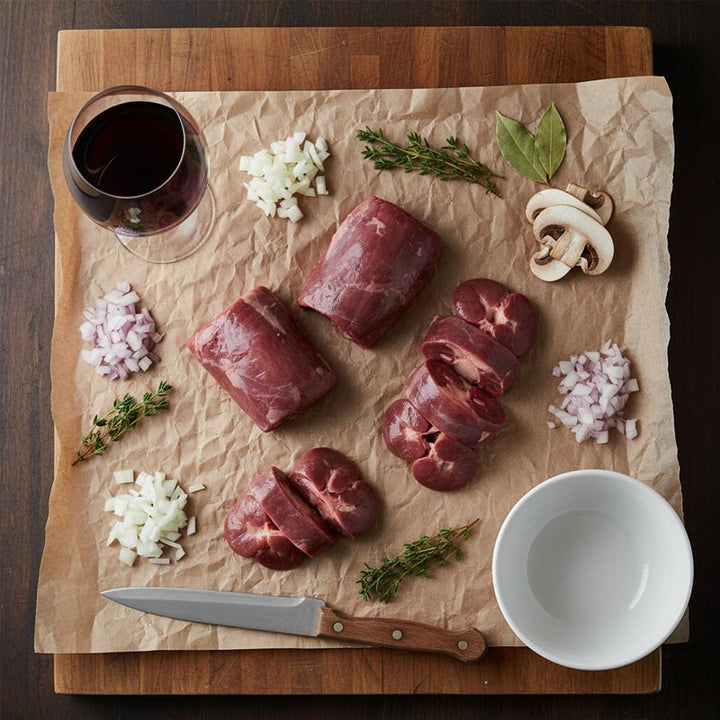 Recette des rognons de boeuf au vin rouge