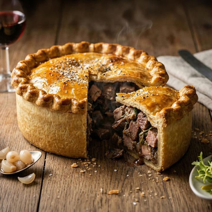 Tourte à la viande marinée