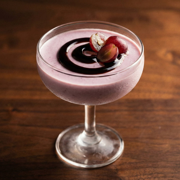 Recette de mousse de raisin au vin de noix