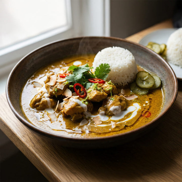 Curry de volaille au lait de coco