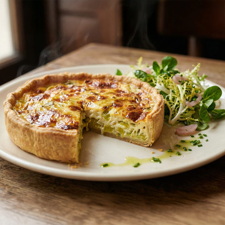 Quiche aux poireaux