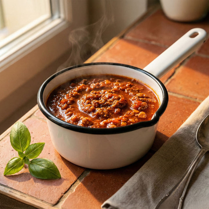 Recette de la sauce bolognaise italienne au vin rouge