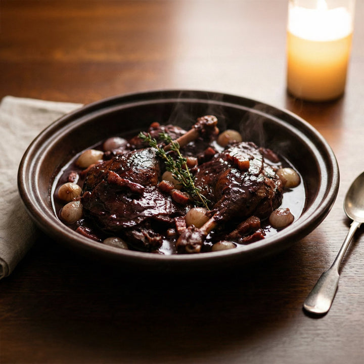 Recette de canard en cocotte au vin rouge