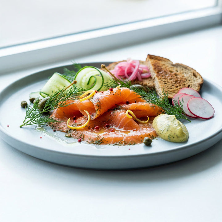 Gravlax de saumon à l'aneth