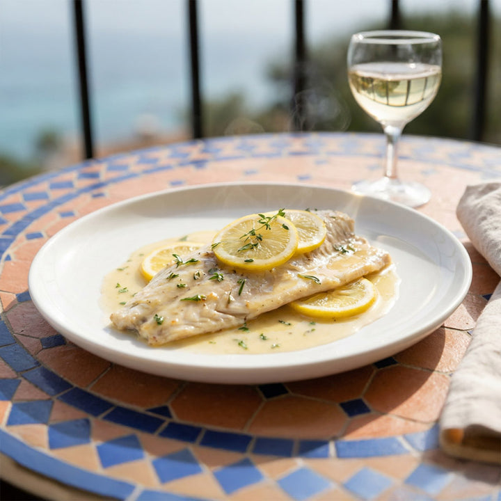 Recette de bar au vin blanc et citron