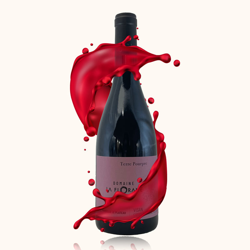 Domaine la florane terre pourpre bouteille