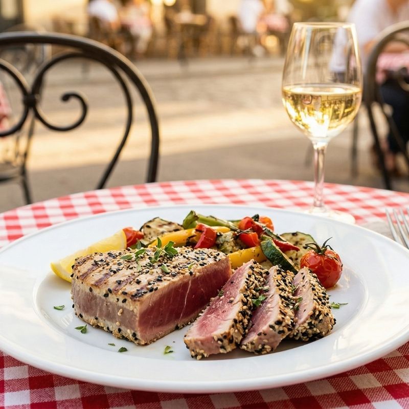 Domaine Abotia rosé recette Image