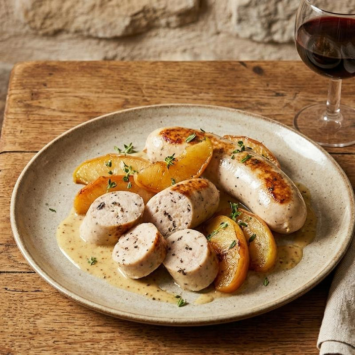 Boudin blanc de volaille truffé