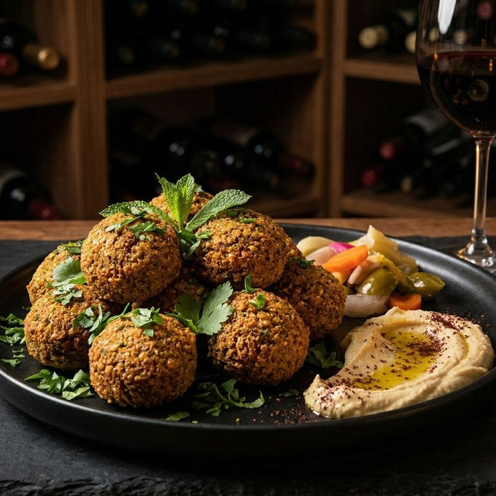 Falafel croustillant aux pois chiches et herbes fraîches