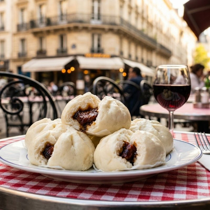 Char Siu Bao au porc laqué et pâte vapeur moelleuse
