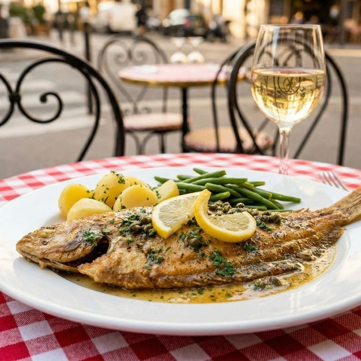 Sole de petit bateau dorée meunière