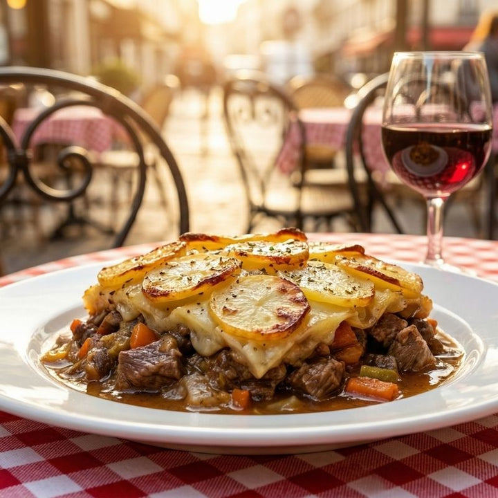 Lancashire hotpot à l'agneau fondant et pommes de terre
