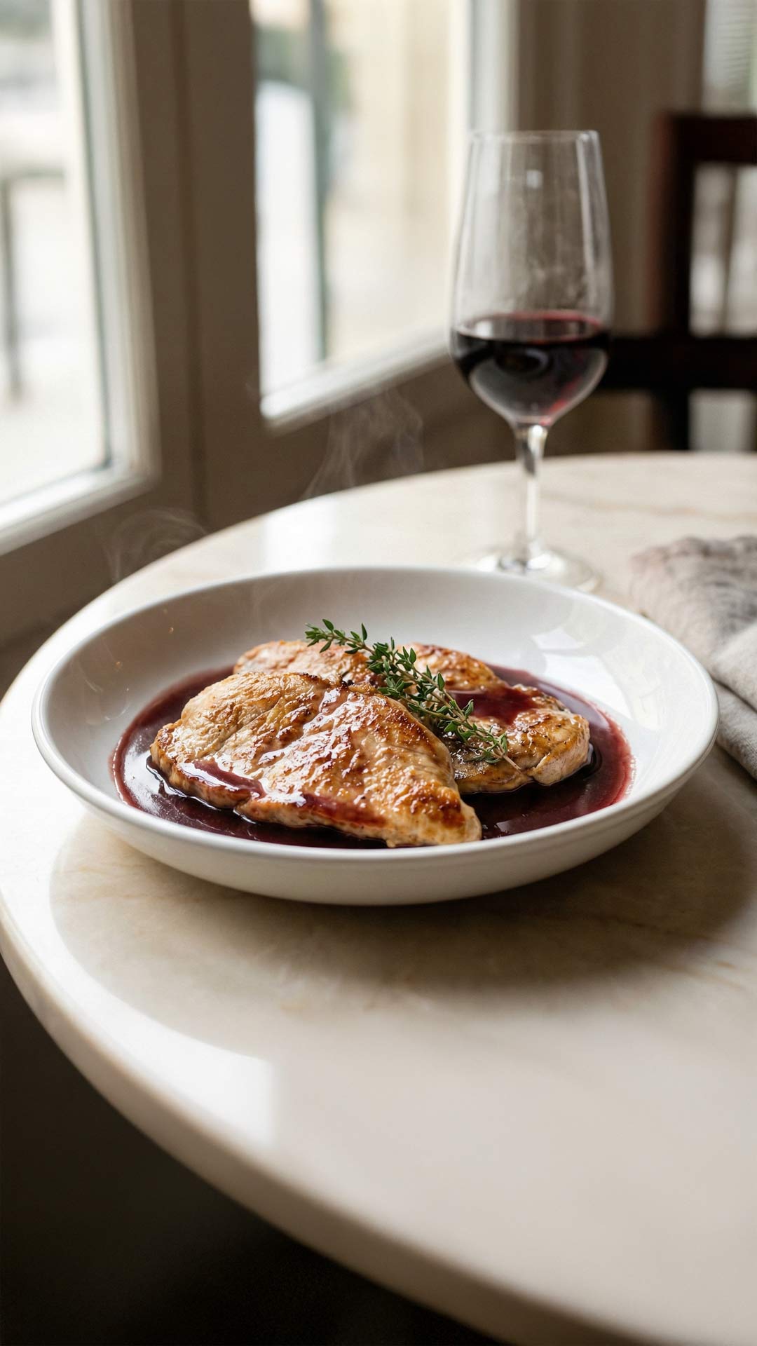 Escalope de Dinde au Vin Rouge mobile