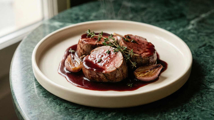Filet mignon de cochon fermier laqué au miel d'acacia