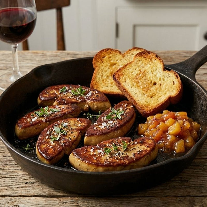 Escalopes de foie gras poêlées