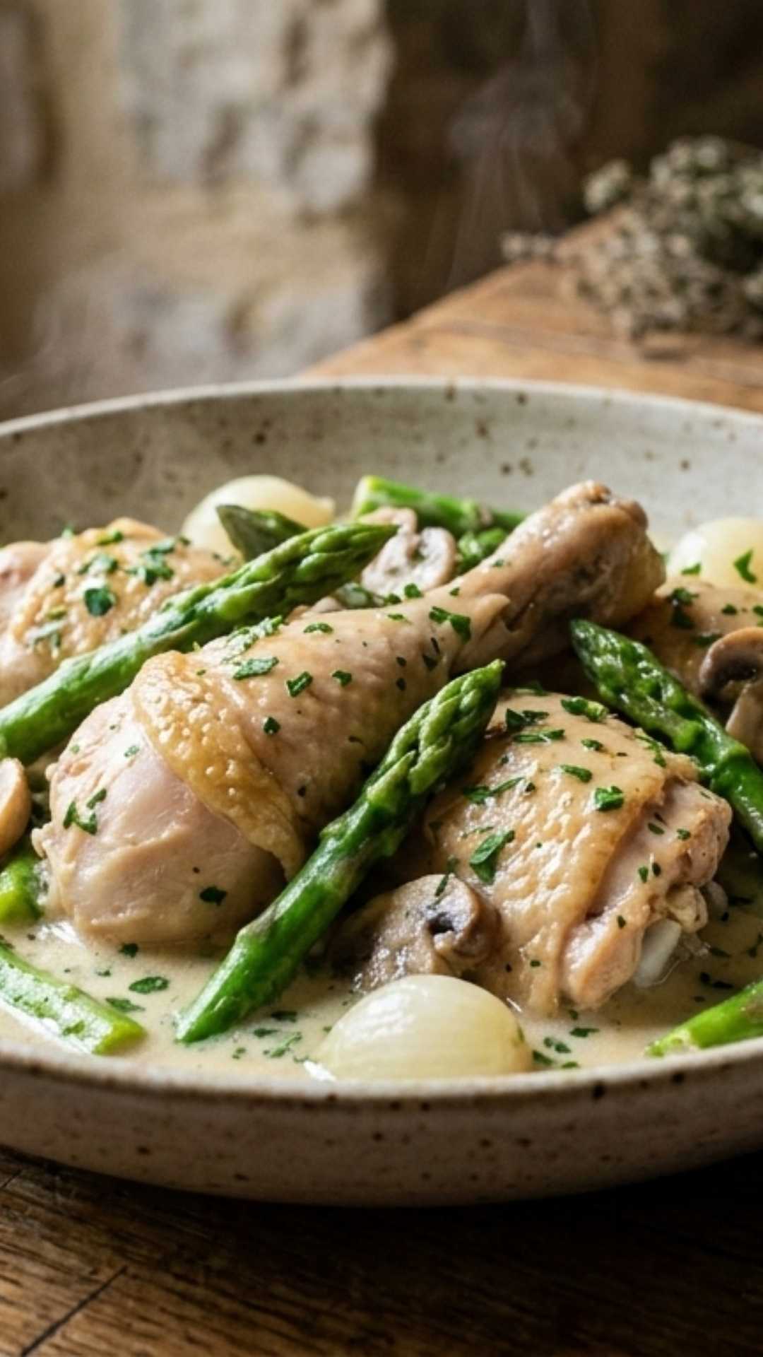 Fricasse de poulet mobile