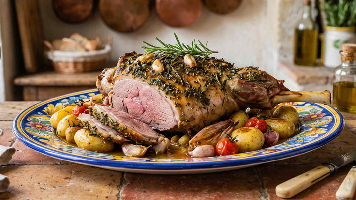 Gigot d'agneau de Provence aux herbes de garrigue