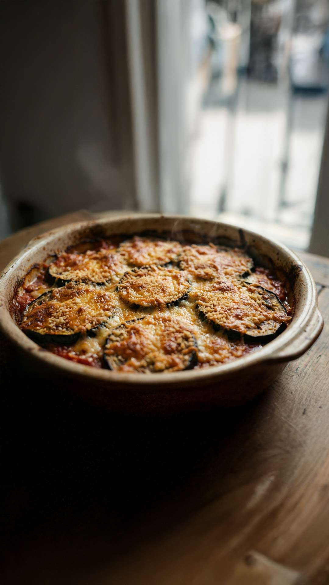 Gratin d'aubergines mobile