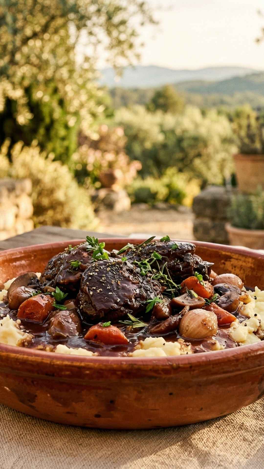 Joue de bœuf confite au vin Mobile