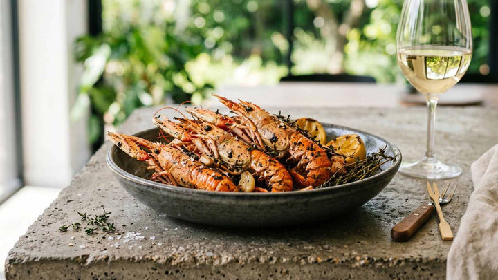 Langoustines rôties au thym