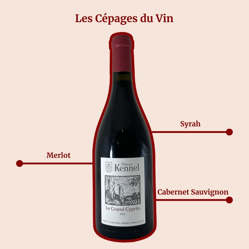 Le Grand Cyprès Rouge du Domaine Kennel Cepage