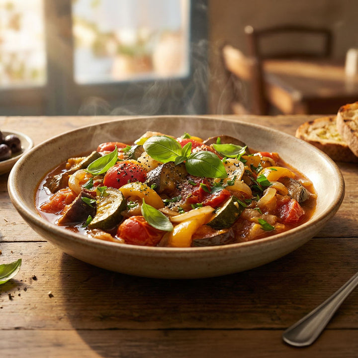 Ratatouille niçoise confite
