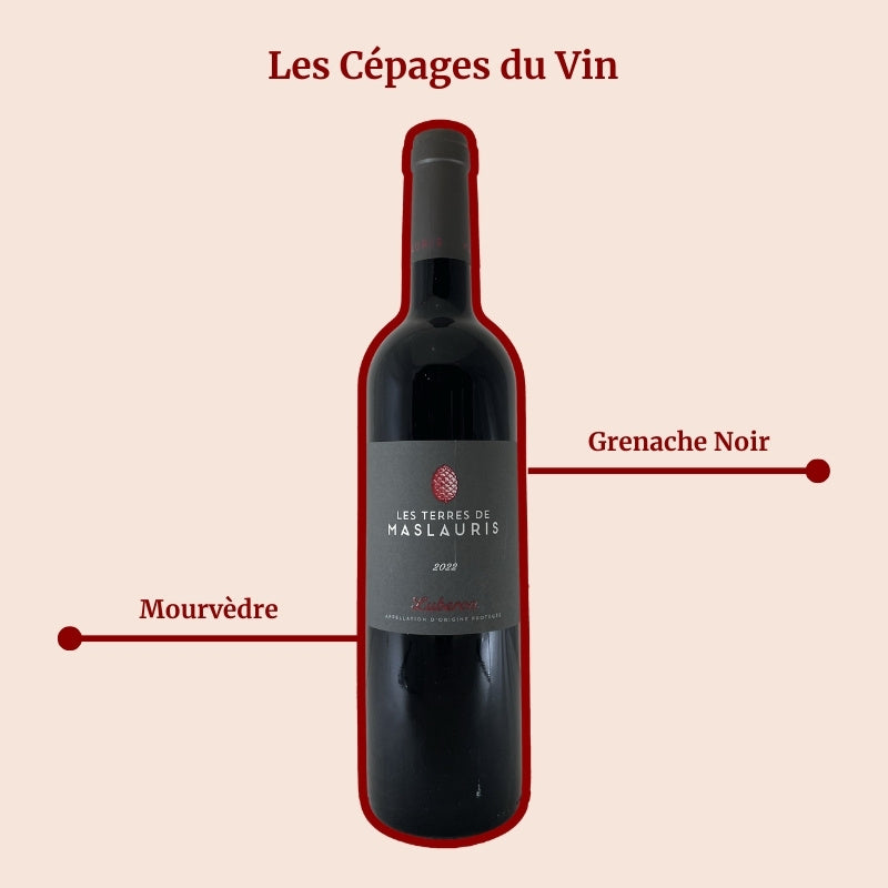 Les Terres de MasLauris Rouge Cépages