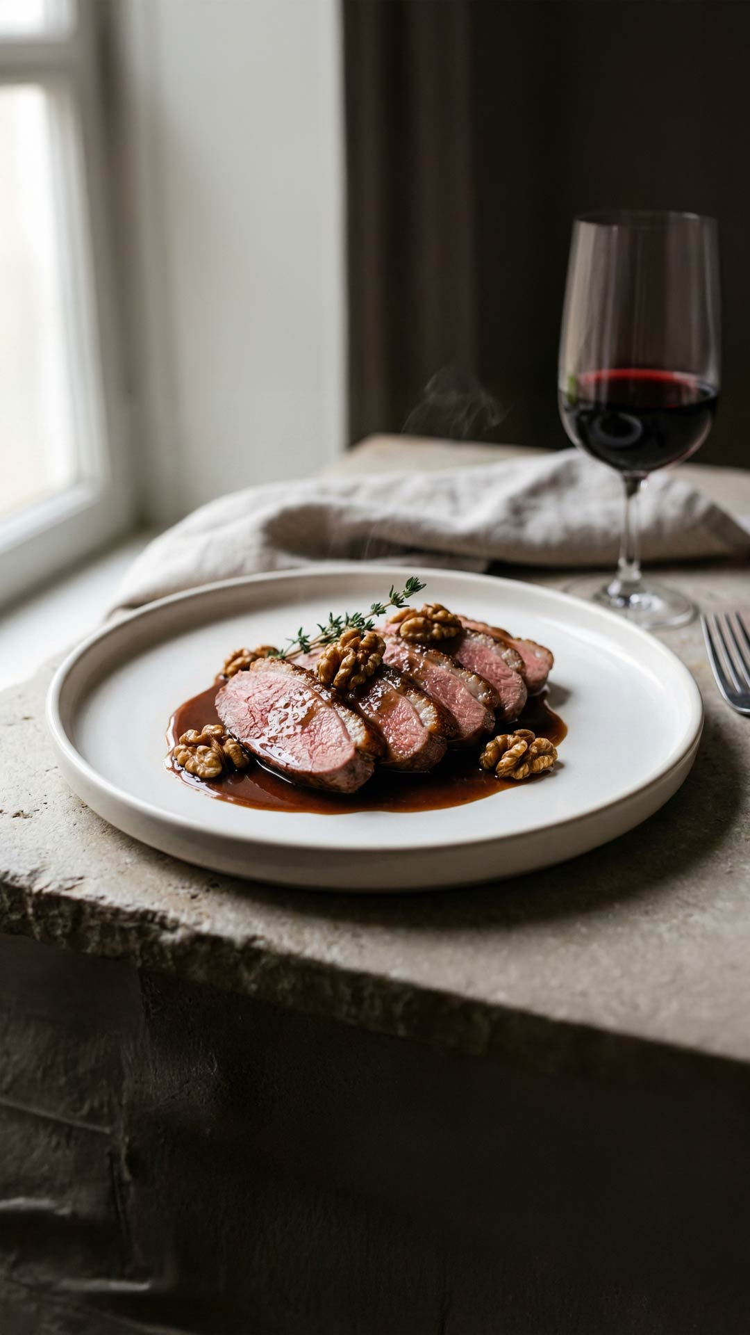 Magret de Canard aux Pommes et Vin de Noix mobile