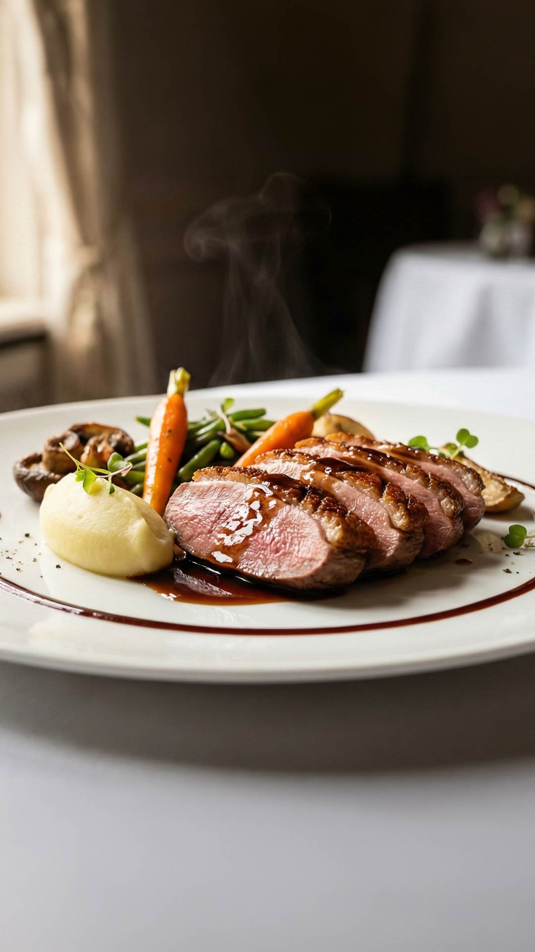 Magret de canard rosé mobile