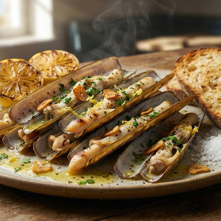 Couteaux à la plancha