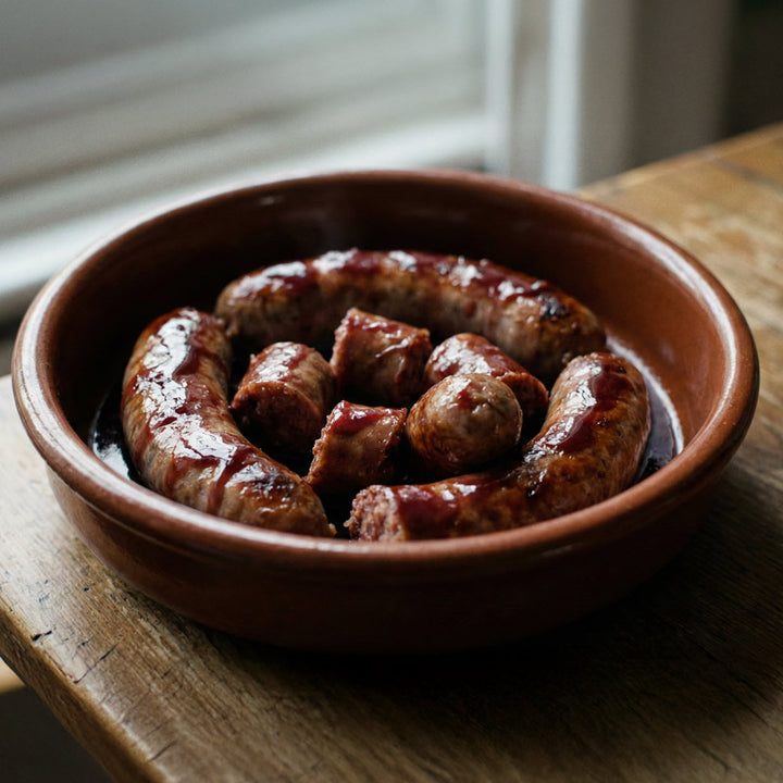 Saucisse de Toulouse au vin rouge