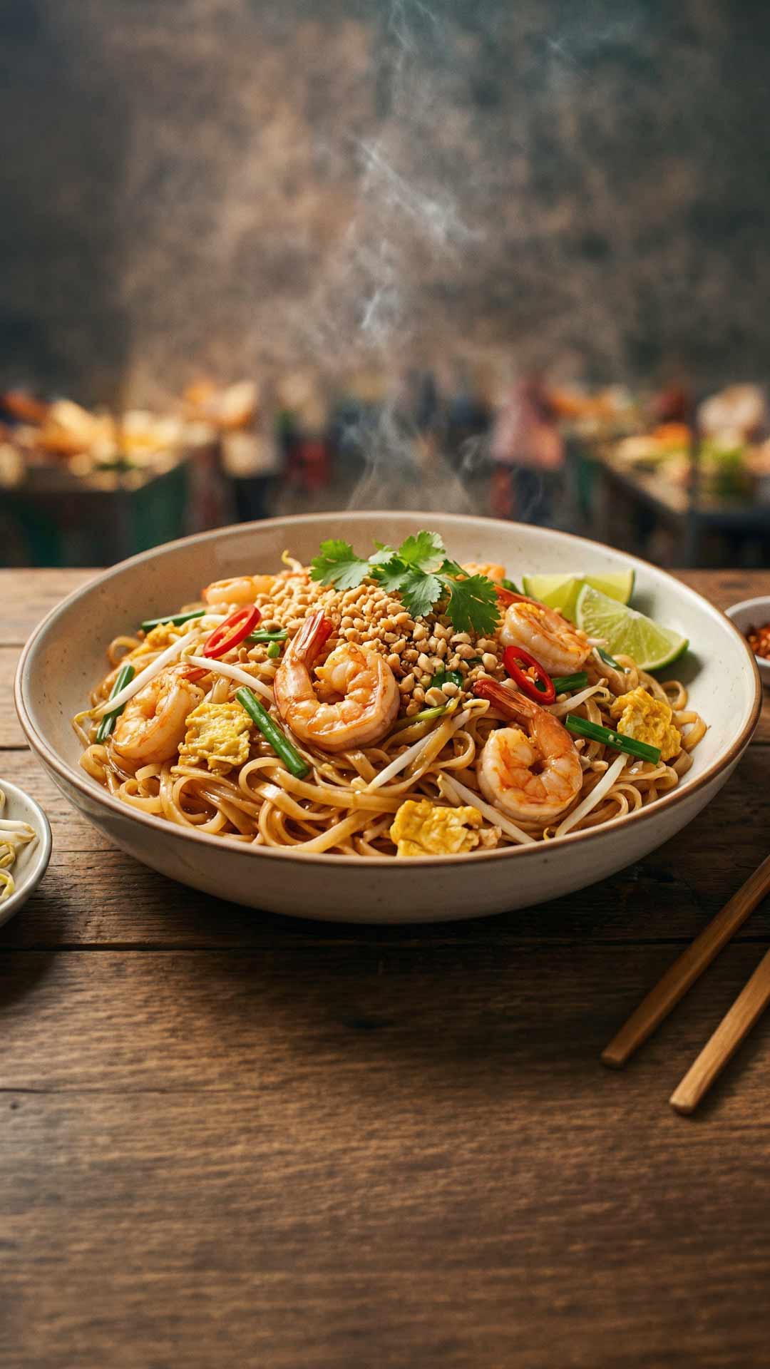 Pad Thaï aux Crevettes mobile