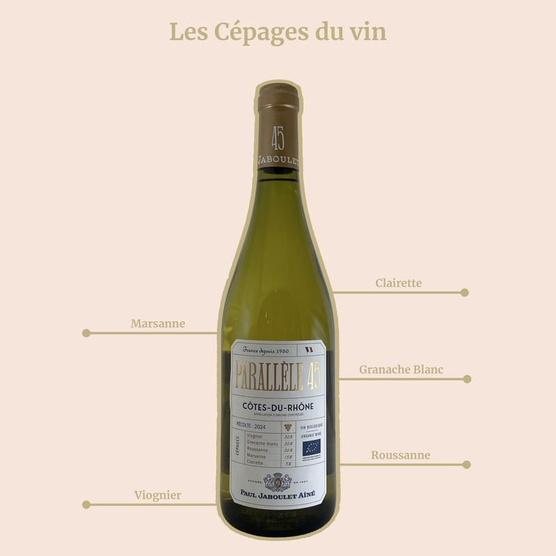 Parallèle 45 Paul Jaboulet Blanc Cépages