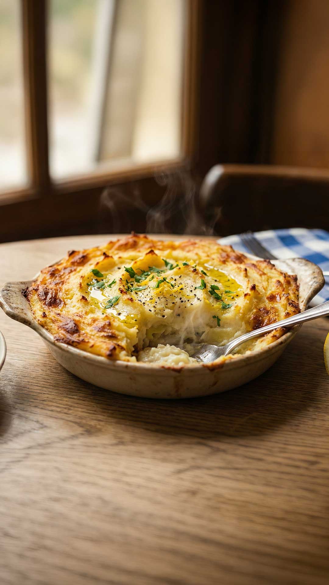 Parmentier de brandade de morue mobile